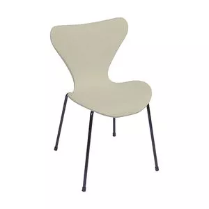 Cadeira Jacobsen<BR>- Fendi & Preta<BR>- 80x46x48cm<BR>- Or Design