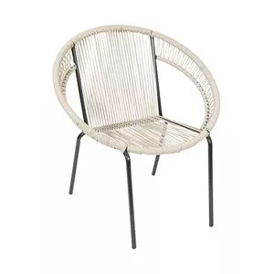 Cadeira Cancun<BR>- Fendi & Preta<BR>- 79x73x43cm<BR>- Or Design
