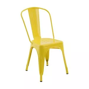 Cadeira Iron<BR>- Amarela<BR>- 84,5x45x53cm<BR>- Rivatti