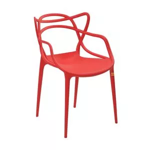 Cadeira Allegra<BR>- Vermelha<BR>- 82x52x55cm<BR>- Rivatti