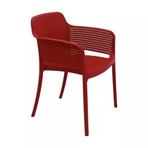 Cadeira Summa Gabriela<BR>- Vermelha<BR>- 80x60,5x55cm<BR>- Tramontina
