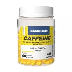 Caffeine<BR>- 60 Cápsulas<BR>- New Nutrition