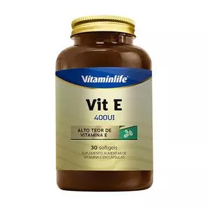 Vitamina E 400UI<BR>- 30 Cápsulas<BR>- Nature Healthy