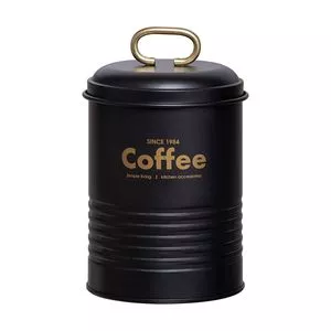 Porta Condimentos Copenhag Coffee<BR>- Preto & Bege<BR>- 19x11,5x11,5cm<BR>- Yoi