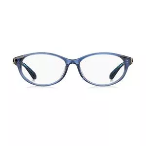 Armação Arredondada Para Óculos De Grau<BR>- Azul Claro<BR>- Kate Spade