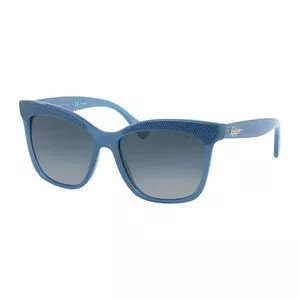 Óculos De Sol Quadrado<BR>- Azul<BR>- Ralph By Ralph Lauren