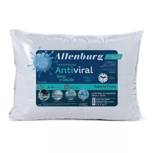 Travesseiro Anti Viral<BR>- Branco<BR>- 70x50cm<BR>- 180 Fios<BR>- Altenburg