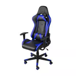 Cadeira Gamer<BR>- Azul & Preta<BR>- 133x68x55cm<BR>- Or Design