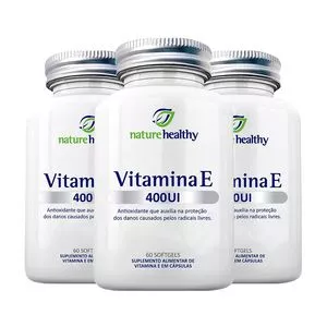 Kit Combo Vitamina E 400UI<BR>- 3 Unidades