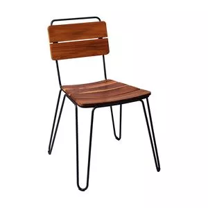 Cadeira Tarsila<BR>- Marrom & Preta<BR>- 80,8x55,5x52cm<BR>- Tramontina