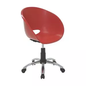 Cadeira Summa Elena<BR>- Vermelha & Preta<BR>- 89,5x62,5x63,5cm<BR>- Tramontina