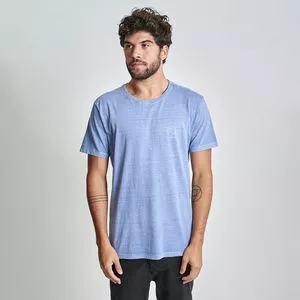 Camiseta Onda<BR>- Azul & Off White<BR>- Austral