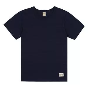 Camiseta Infantil Listrada<BR>- Azul Marinho & Preta<BR>- Trick Nick Básicos