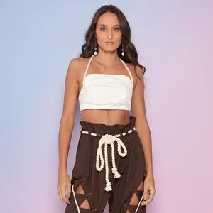 Cropped Liso<BR>- Off White<BR>- Tuart
