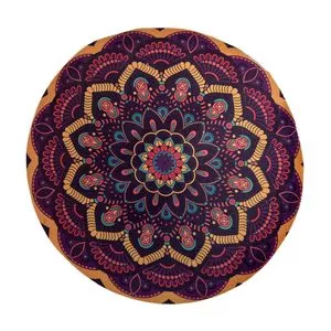 Mandala Decorativa<BR>- Roxa & Laranja<BR>- 2xØ30cm<BR>- Gili Store