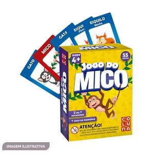 Jogo Do Mico<BR>- Amarelo & Roxo<BR>- 13,5x10x5,5cm<BR>- Coluna