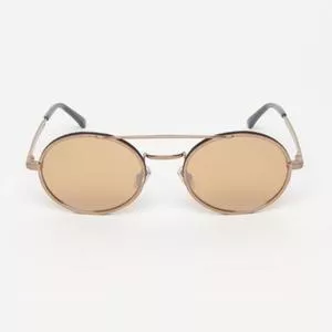 Óculos De Sol Arredondado<BR> - Dourado & Bronze<BR> - Jimmy Choo