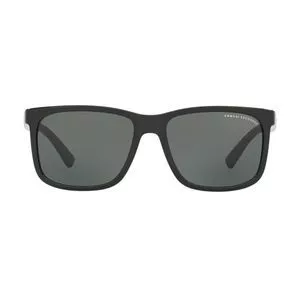 Óculos De Sol Quadrado<BR>- Preto<BR>- Armani Exchange