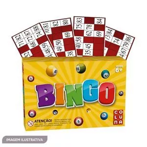 Jogo De Bingo<BR>- Amarelo & Verde<BR>- 116Pçs<BR>- Coluna