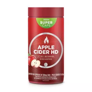 Apple Cider HD Super Caps<br /> - 60 Cápsulas<br /> - Desinchá