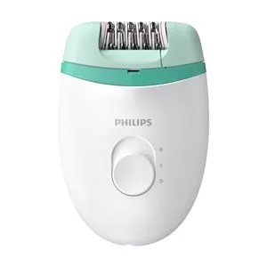 Depilador Elétrico Satinelle BRE245/00<BR>- Branco & Verde Claro<BR>- 14x11,5x5,5cm<BR>- Bivolt<BR>- 5,8W<BR>- Philips