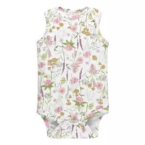 Body Floral<BR>- Off White & Rosa Claro<BR>- Up Baby & Up Kids
