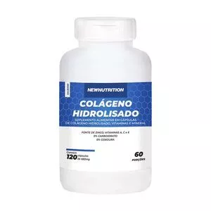 Colágeno Hidrolisado<BR>- 120 Cápsulas<BR>- New Nutrition