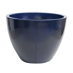 Vaso Verona<BR>- Azul Escuro<BR>- 22xØ30cm<BR>- Vasart