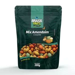Mix Amendoim Crocante<BR>- 200g<BR>- Brasil Frutt