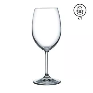 Jogo De Taças Para Vinho Branco Anna<BR>- Cristal<BR>- 6Pçs<BR>- 350ml<BR>- Bohemia