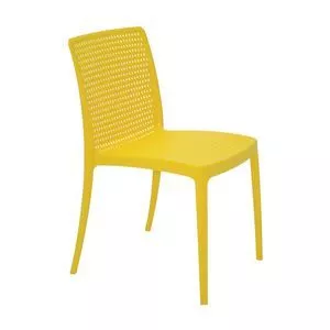 Cadeira Isabelle<BR>- Amarela<BR>- 82,5x55x50cm<BR>- Tramontina
