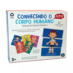 Livro Conhecendo O Corpo Humano<BR>- Zastras<BR>- 22x20,1x5cm