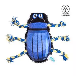 Brinquedo De Pelúcia Besônico<BR>- Azul & Preto<BR>- 20x16x7cm<BR>- Petiko
