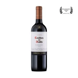 Vinho Casillero Del Diablo Tinto<BR>- Carménère<BR>- Chile, Valle Central<BR>- 750ml<BR>- Concha Y Toro