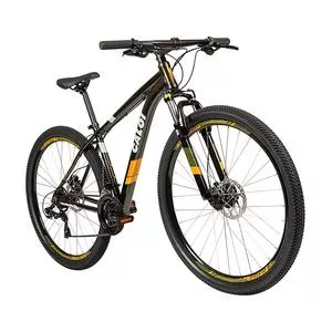 Bicicleta Two Niner Pro<BR>- Verde Escuro & Amarela<BR>- 29<BR>- 21 Marchas<BR>- 105x70x183cm