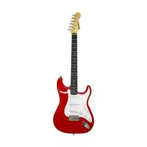 Guitarra Elétrica Stratocaster<br /> - Vermelha & Preta<br /> - 33x99x5cm<br /> - Queens