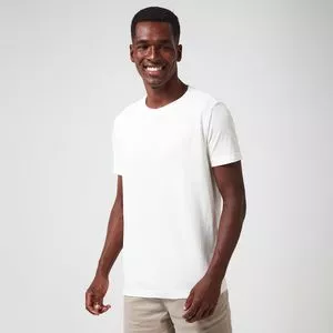 Camiseta Carambolas<BR>- Off White & Amarela