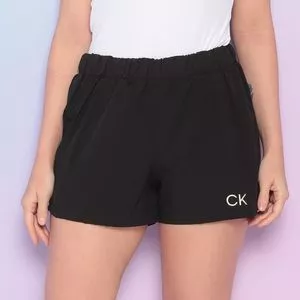 Short Calvin Klein®<BR>- Preto & Branco