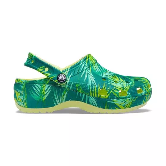 Classic Plataforma Tropical - Verde & Verde Claro - Crocs - PRIVALIA - O  outlet online de moda Nº1 no Brasil