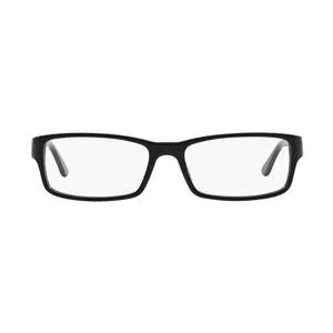 Armação Para Óculos De Grau Retangular<BR>- Preta<BR>- Polo Ralph Lauren