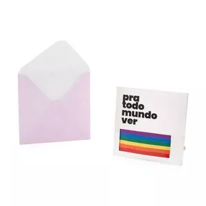 Cartão Formatura Light<BR>- Rosa Claro & Branco<BR>- 12x12cm<BR>- Imaginarium