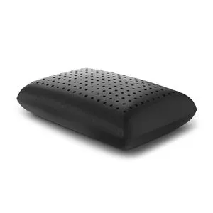 Travesseiro Zen Sleep Carbon Active Max<BR>- Branco & Preto<BR>- 15x60x40cm<BR>- 230 Fios<BR>- Zen Sleep