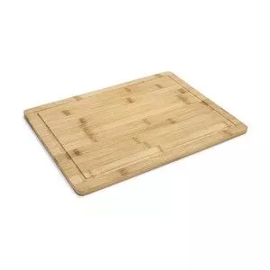 Tábua Para Corte Em Bambu Natural<BR>- Bege<BR>- 1,2x40,1x29,8cm<BR>- Brinox