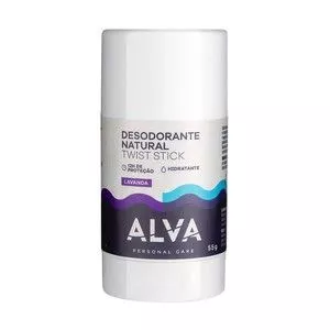 Desodorante Natural Alva Lavanda<BR>- 55g<BR>- Alva