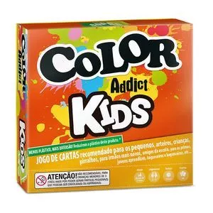 Color Addict Kids<BR>- Laranja & Amarelo<BR>- 16x16x4cm<BR>- Copag