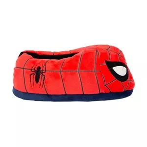 Pantufa Spiderman®<BR>- Vermelha & Preta