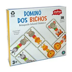 Domino Dos Bichos<BR>- Zastras<BR>- ZASTRAS BRINQUEDOS