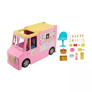 Trailer De Limonada Barbie®<br /> - 46,6x28x19cm<br /> - Mattel