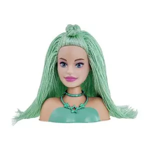 Barbie® Styling Head<BR>- 24x26,5x11,7cm<BR>- Pupee Brinquedos