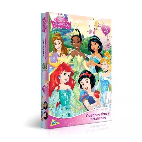 Quebra Cabeça Puzzle Princesas Disney 48 Peças Grandes Jak